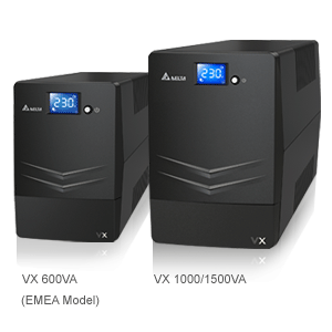 Delta VX1000 Line Interactive 1 phase UPS  1000VA/600W