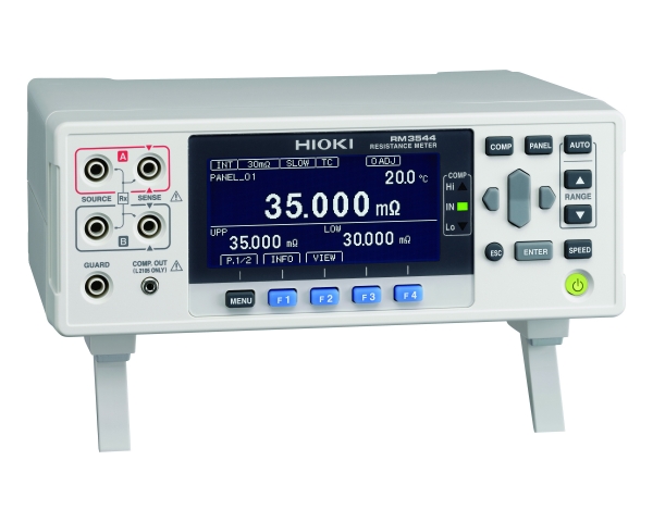RM3544 Resistance Meter - 30 mΩ to 3 MΩ range, 1 μΩ resolution