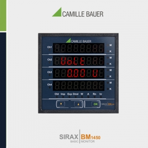 Camille Bauer SIRAX BM1450 Multifunction Programmable DC Power Monitor