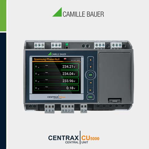 Camille Bauer CENTRAX CU5000 Multifunction Programmable Transducer with PLC function
