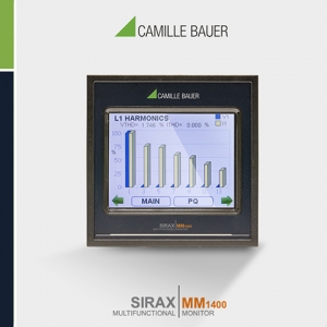 Camille Bauer SIRAX MM1400 Programmable Multifunction Panel Meter